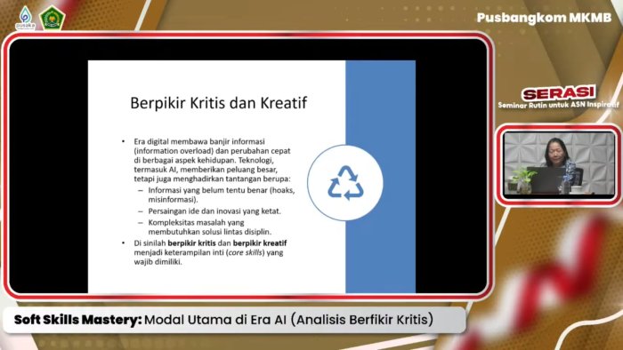 SIMAK: Mengembangkan Cara Berpikir Kritis dan Bijak Memanfaatkan AI dalam Tugas ASN