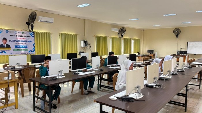 Semangat Prestasi, Enam Siswa MAN 2 Kota Jambi Ikuti Olimpiade Bahasa Arab Tingkat Madrasah Tahun 2026 Semangat Prestasi, Enam Siswa MAN 2 Kota Jambi Ikuti Olimpiade Bahasa Arab Tingkat Madrasah Tahun 2026