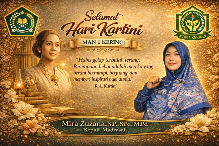 Peringati Hari Kartini, Kepala MAN 1 Kerinci Ajak Perempuan Terus Berinovasi dan Menginspirasi Peringati Hari Kartini, Kepala MAN 1 Kerinci Ajak Perempuan Terus Berinovasi dan Menginspirasi