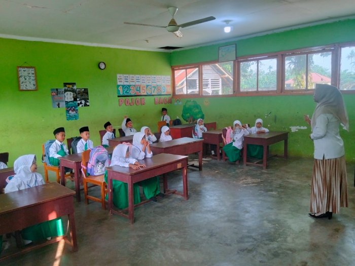 Hari Kedua Masa Taaruf: Murid Baru MIN 3 Tebo Kenali Lebih Dekat Lingkungan Madrasah