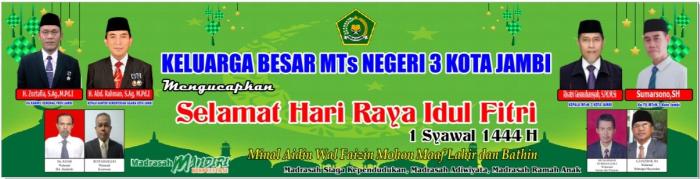 UCAPAN IDUL FITRI 1444 H/ 2023 M