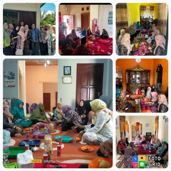 Keluarga besar MAN 2 Tebo Halal Bi Halal Dari Rumah ke Rumah