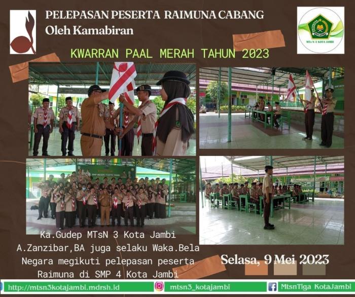 PELEPASAN PESERTA RAIMUNA CABANG TAHUN 2023 PELEPASAN PESERTA RAIMUNA CABANG TAHUN 2023