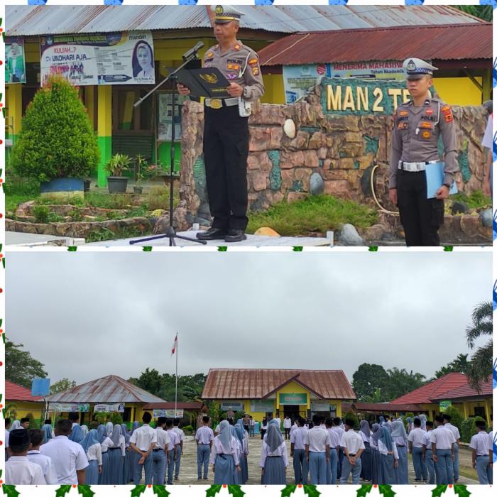 Jadi Irup Kasatlantas Polres Tebo Ajak Pelajar MAN 2 Tebo Tertib Berlalu Lintas Jadi Irup Kasatlantas Polres Tebo Ajak Pelajar MAN 2 Tebo Tertib Berlalu Lintas