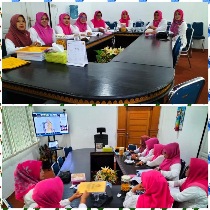 Ketua DWP Sub Unit MAN 2 Tebo Mengikuti Kegiatan pengajian rutin DWP Kemenag se-Indonesia