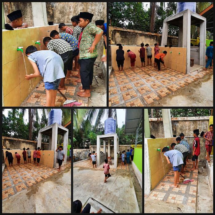TEMPAT BERWUDHU SISWA MTsN 1 BUNGO, RAMPUNG