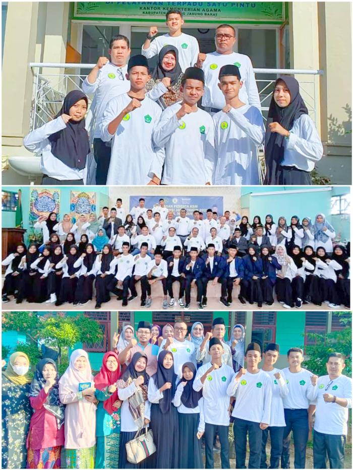 Lima Siswa MAN 2 Tanjab Barat Siap Mengikuti  KSM Tingkat Provinsi Jambi