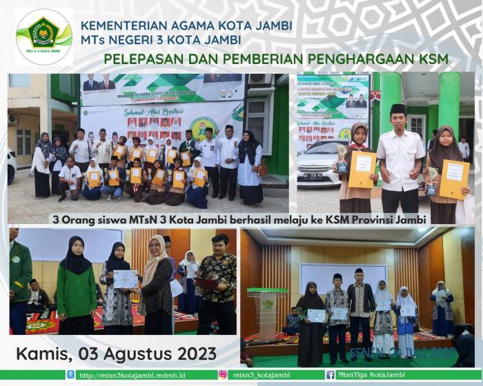 ** PELEPASAN PESERTA KSM KOTA JAMBI 2023 **