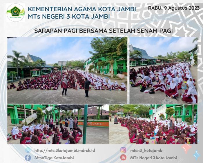 ** SENAM DAN SARAPAN BERSAMA ** ** SENAM DAN SARAPAN BERSAMA **