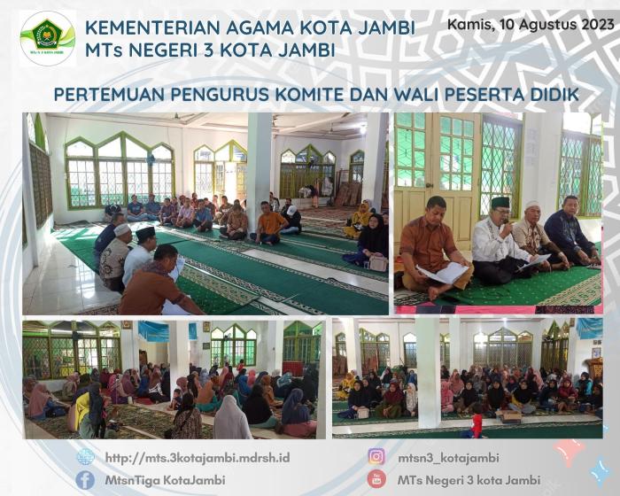**PERTEMUAN KOMITE DAN WALI PESERTA DIDIK†**PERTEMUAN KOMITE DAN WALI PESERTA DIDIKâ€