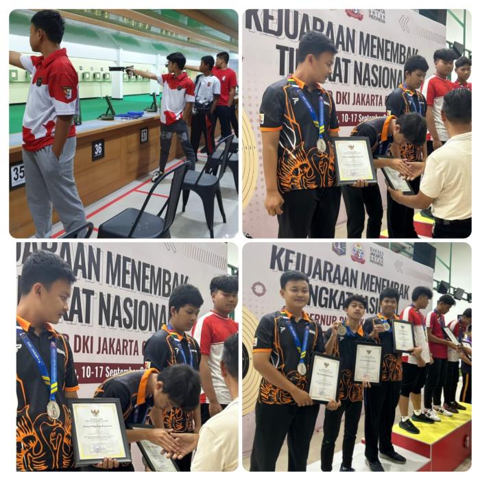Siswa MAN 2 Kota Jambi, Abiy Maulana Makayasa, Raih Peringkat ke II Team dalam Kejuaraan Nasional Menembak air pistol pada Piala Gubernur DKI Jakarta Cup Siswa MAN 2 Kota Jambi, Abiy Maulana Makayasa, Raih Peringkat ke II Team dalam Kejuaraan Nasional Menembak air pistol pada Piala Gubernur DKI Jakarta Cup