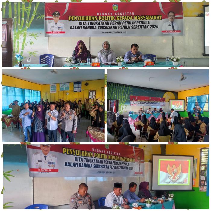 Sosialisasi Pemilih Pemula di MAN 2 Tebo bersama Badan Kesbangpol Kabupaten Tebo Sosialisasi Pemilih Pemula di MAN 2 Tebo bersama Badan Kesbangpol Kabupaten Tebo