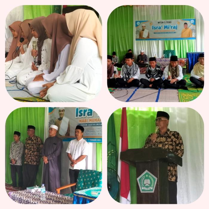 MTsN 5 TEBO PERINGATI ISRA MI'RAJ NABI MUHAMMAD SAW TAHUN 1445 H