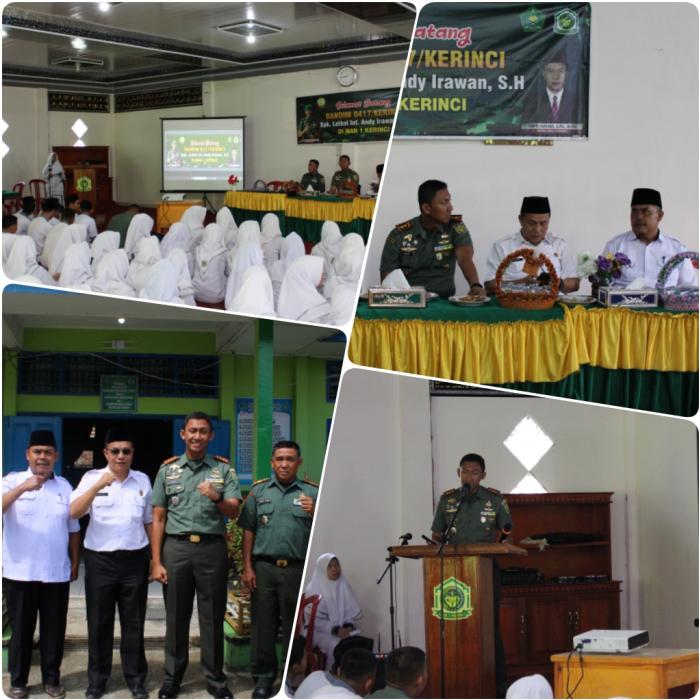 Dandim 0417 Kerinci Letkol Inf. Andi Irawan, SH Pimpin Upacara Di MAN 1 Kerinci Dandim 0417 Kerinci Letkol Inf. Andi Irawan, SH Pimpin Upacara Di MAN 1 Kerinci