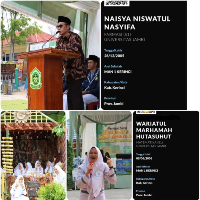 MAN 1 KERINCI Sukses antarkan 22 Siswanya diterima di Perguruan Tinggi Negri tahun 2024 MAN 1 KERINCI Sukses antarkan 22 Siswanya diterima di Perguruan Tinggi Negri tahun 2024