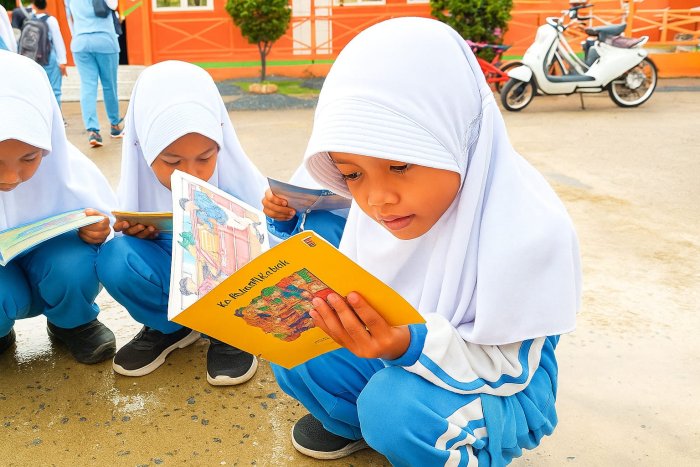 MIN 1 Tanjung Jabung Barat Gelar Kegiatan Sabtu Literasi di Halaman Madrasah MIN 1 Tanjung Jabung Barat Gelar Kegiatan Sabtu Literasi di Halaman Madrasah