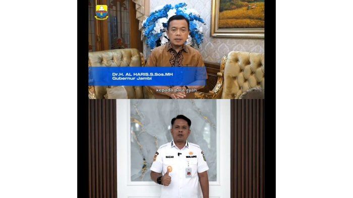 Sukseskan GAMAS, MIN 4 Tebo Dorong Para Ayah Antar Anak di Hari Pertama Sekolah