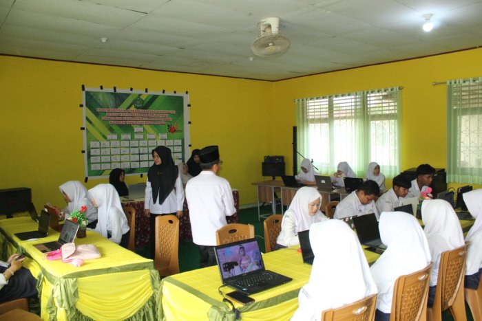 Matangkan Persiapan, Siswa MTsN 2 Bungo Siap Hadapi Ujian TKA Pasca Libur Idul Fitri