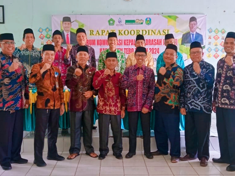 Kepala MIN 4 Tebo Ikuti Rakor Forum Komunikasi Kepala Madrasah 