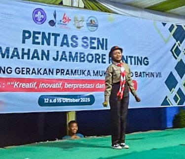 Malam Perdana Jambore Ranting, Anggun Susilawati Tampil Memukau di Lomba Vokal Solo
