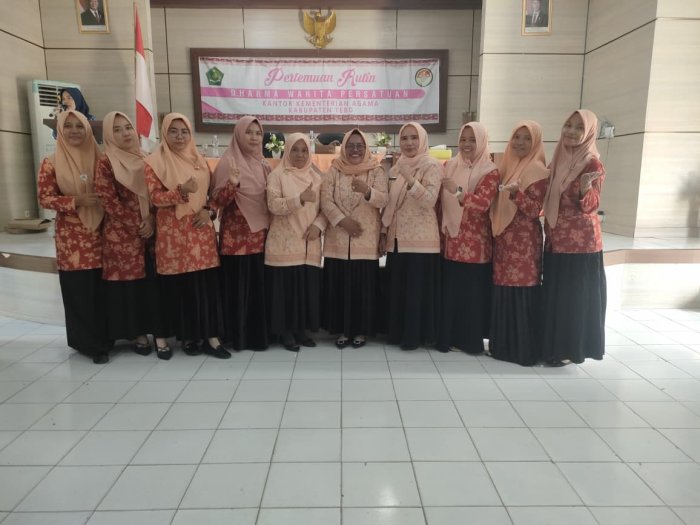 DWP MAN 2 Tebo Aktif Berpartisipasi dalam Pertemuan Rutin DWP Kemenag Tebo