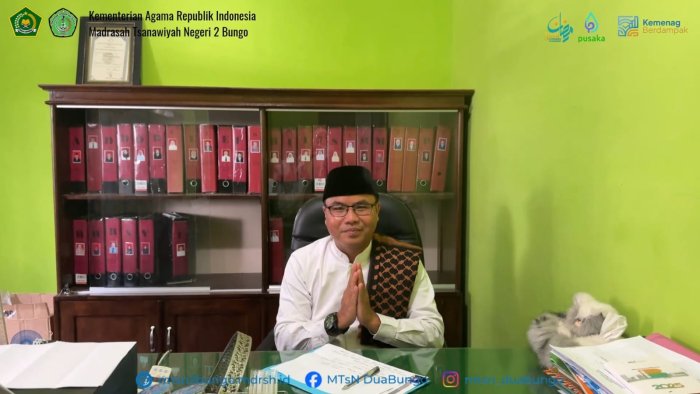 Sambut Idul Fitri 1447 H, Kepala Tata Usaha MTsN 2 Bungo Ajak Pererat Silaturahmi