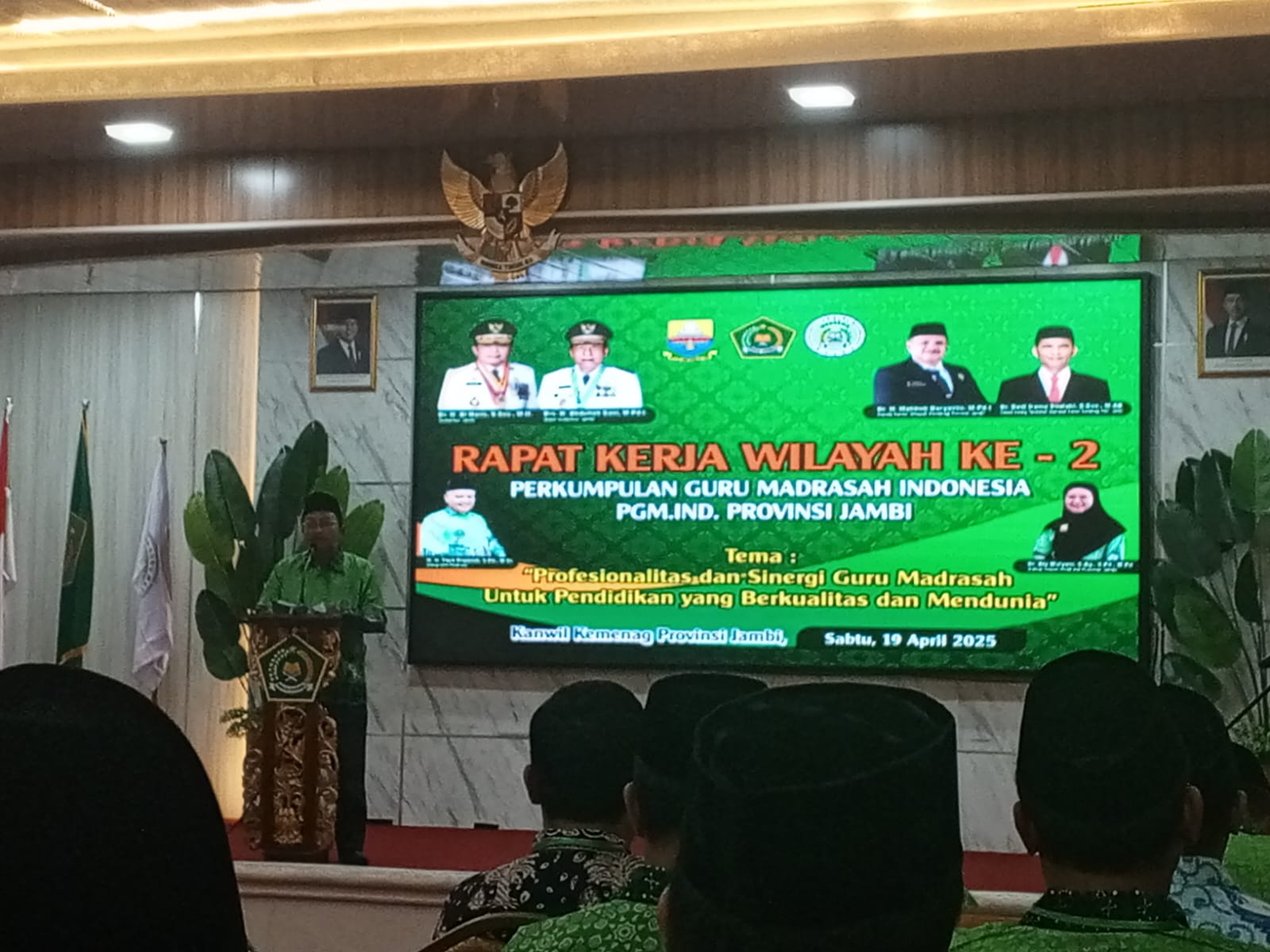 MAN 2 Kota Jambi mengikuti Rakerwil ke-2 PGM.IND Provinsi Jambi