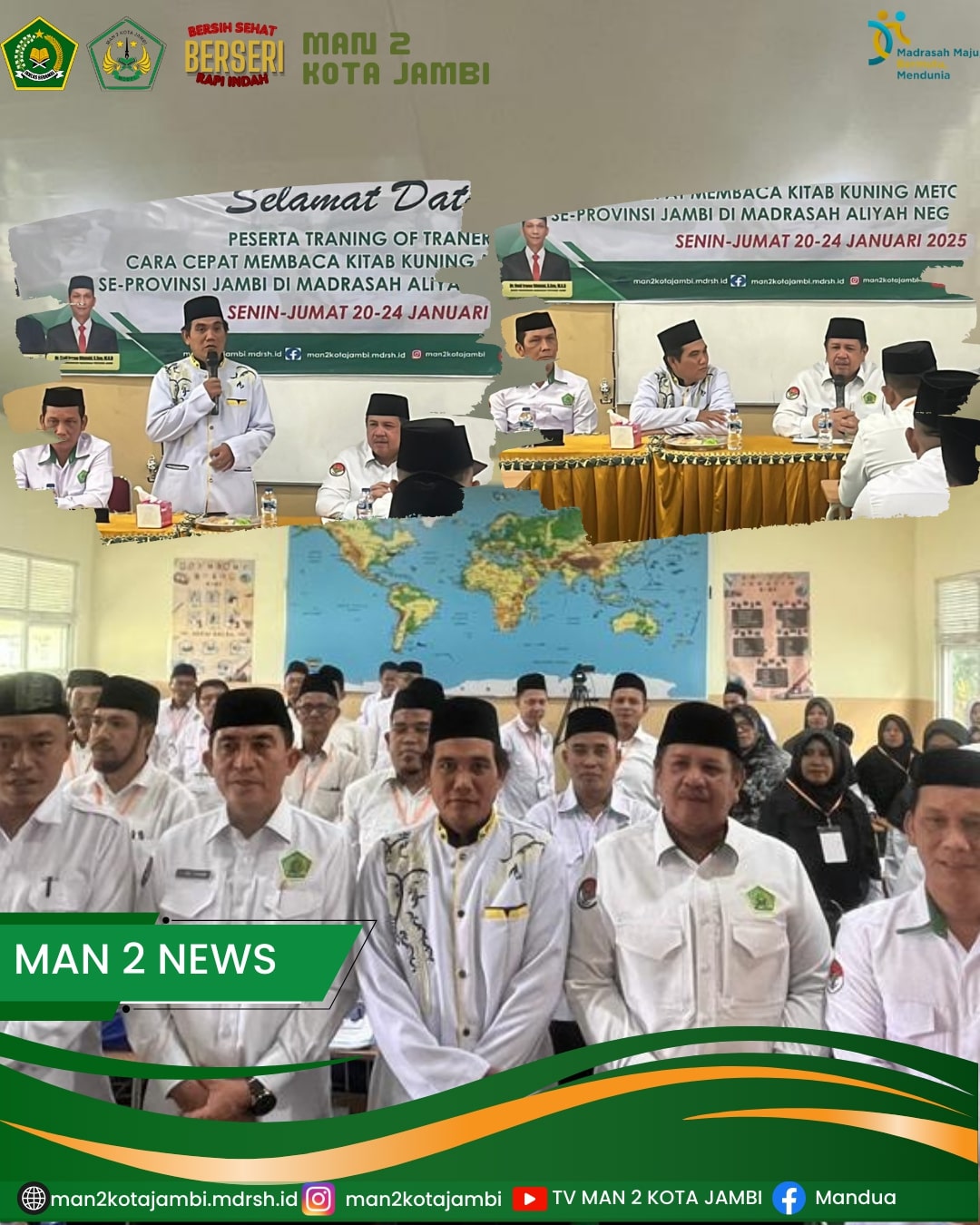 Pembukaan Training of Trainer Metode AMTSILATI se-Provinsi Jambi Resmi Dibuka oleh Kepala Kanwil Kemenag Jambi