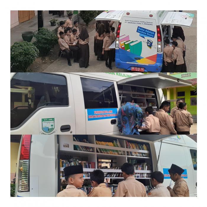 Perpustakaan Keliling Mengunjangi MTsN 1 Kota Jambi Perpustakaan Keliling Mengunjangi MTsN 1 Kota Jambi