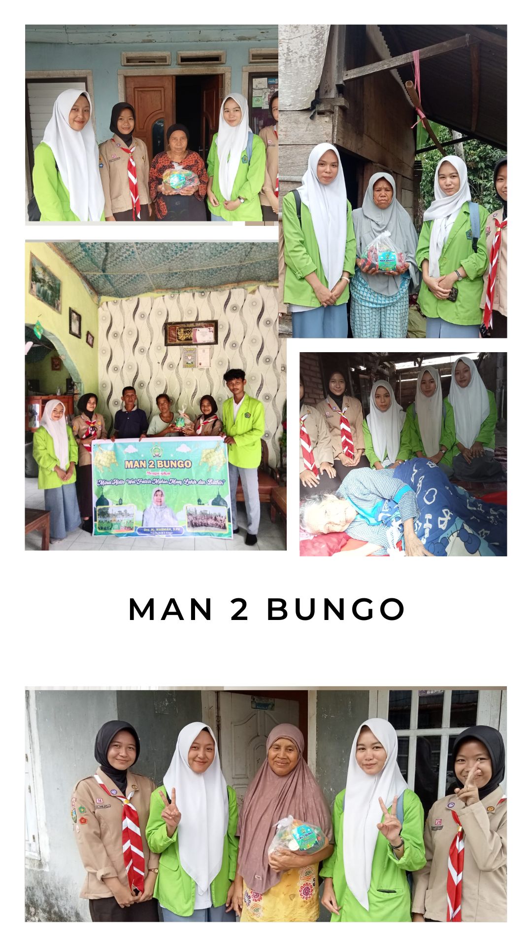 Tebar Keberkahan OSIM dan Pramuka MAN 2 Bungo Berbagi Sembako Tebar Keberkahan OSIM dan Pramuka MAN 2 Bungo Berbagi Sembako