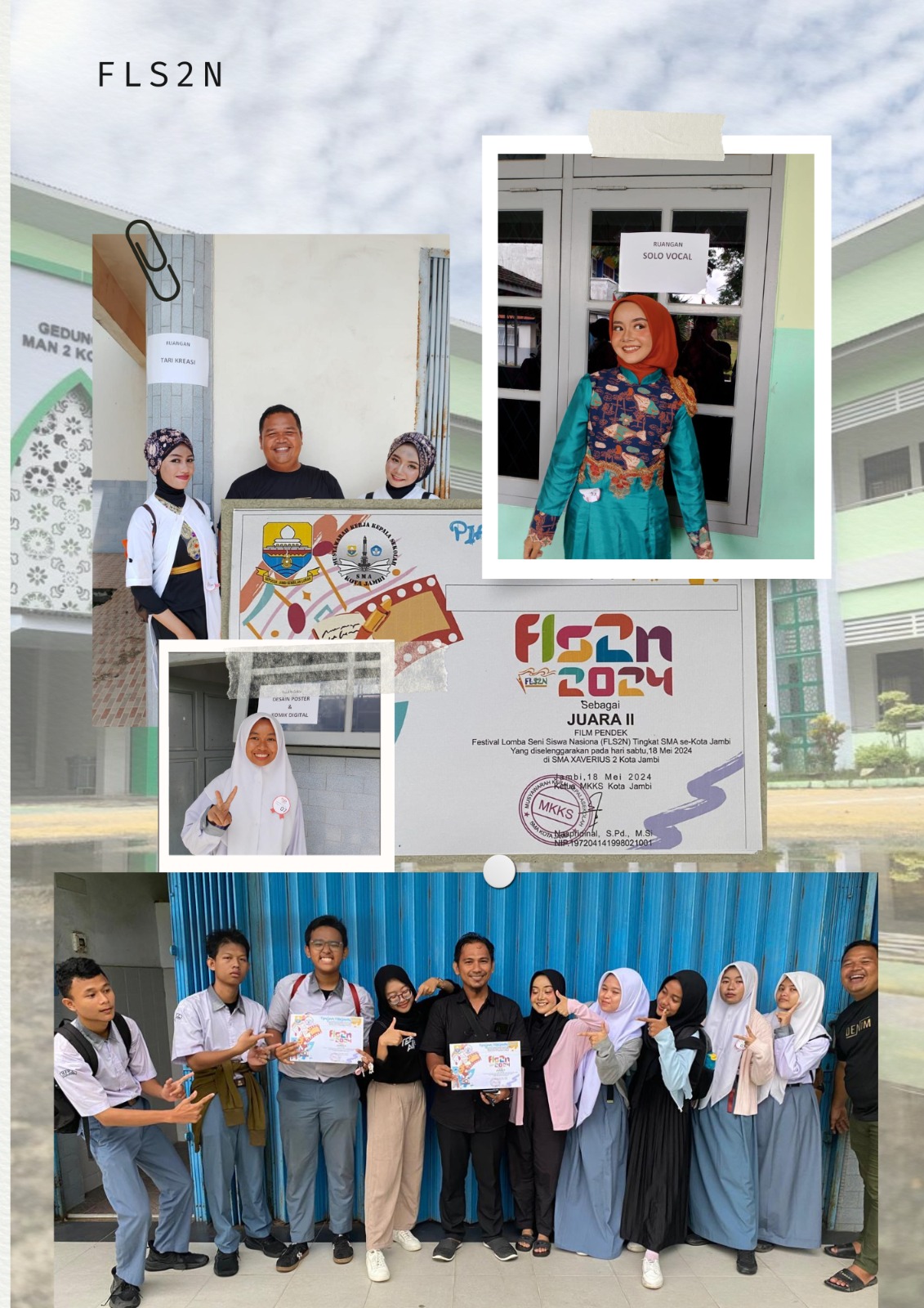 Alhamdulillah MAN 2 Kota Jambi Mencetak Sejarah Baru di Ajang FLS2N Alhamdulillah MAN 2 Kota Jambi Mencetak Sejarah Baru di Ajang FLS2N