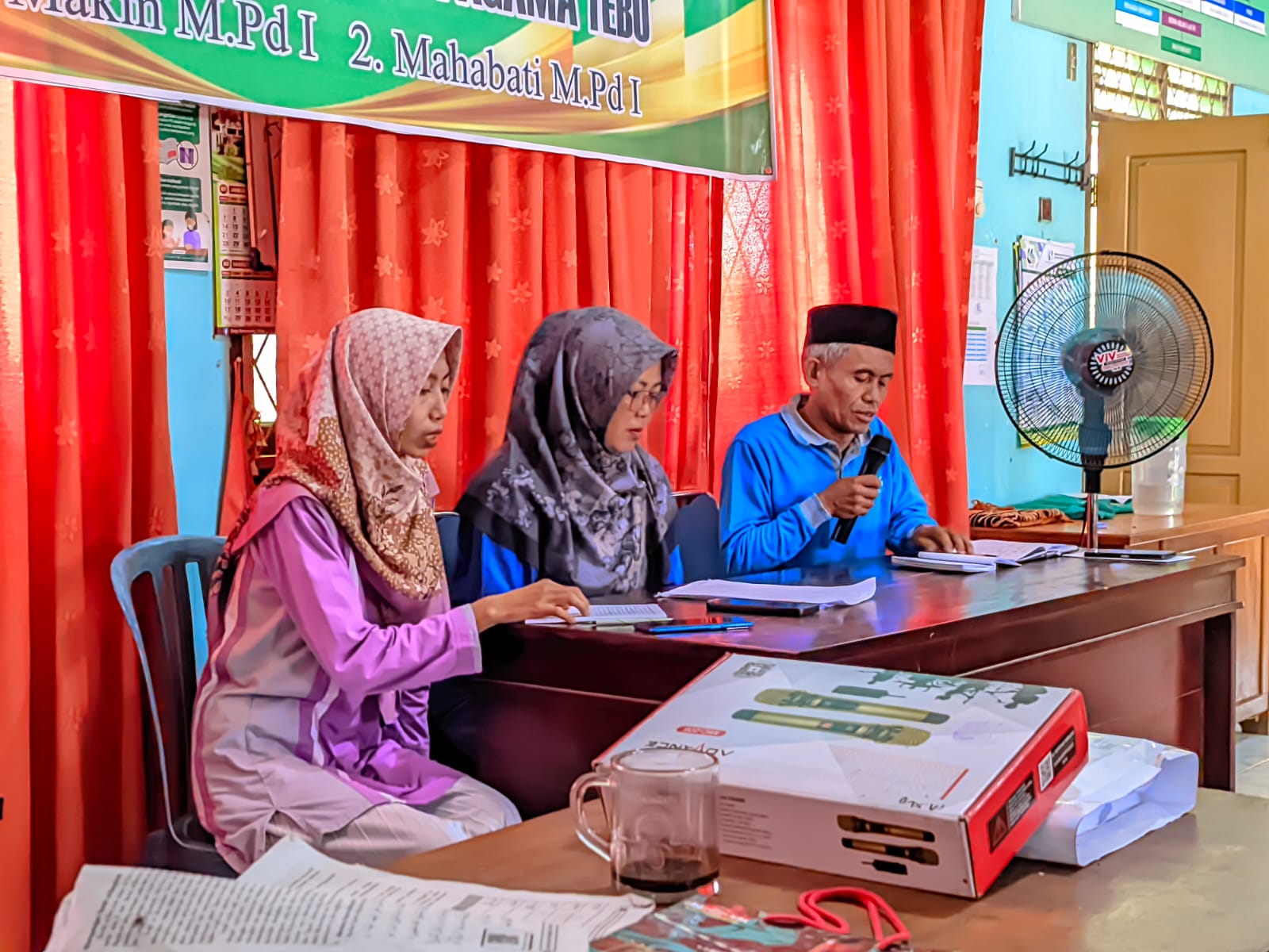 Persiapan Tahun Ajaran Baru, MIN 4 Tebo Gelar Rapat Pembagian Tugas
