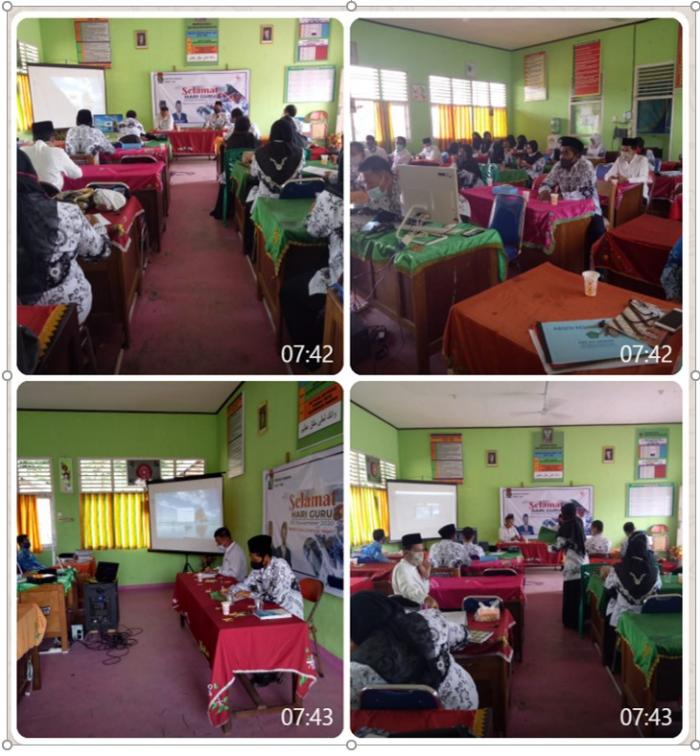 Usai Upacara HGN Kepala MTsN 1 Tebo Lakukan Pembinaan Guru dan Tenaga Kependidikan  
