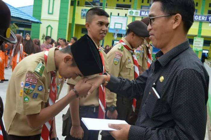 Siswa-Siswi Man 1 Kerinci Wakili Kabupaten Kerinci Dalam Perkemahan Bakti Saka dan Saka Wanabakti Regional Sumatera di Riau