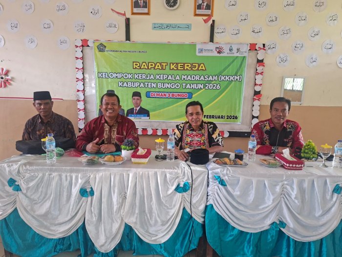 Optimalkan Kinerja Madrasah, KKKM Kabupaten Bungo Gelar Rapat Kerja Tahun 2026