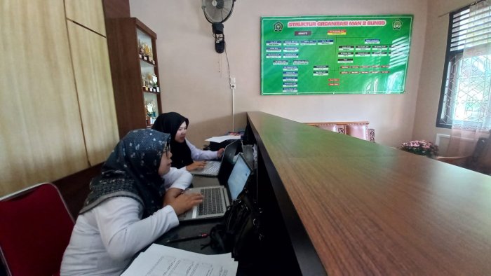 Waka Kesiswaan MAN 2 Bungo Siapkan Soal Ujian Semester Ganjil Melalui Google Form Waka Kesiswaan MAN 2 Bungo Siapkan Soal Ujian Semester Ganjil Melalui Google Form