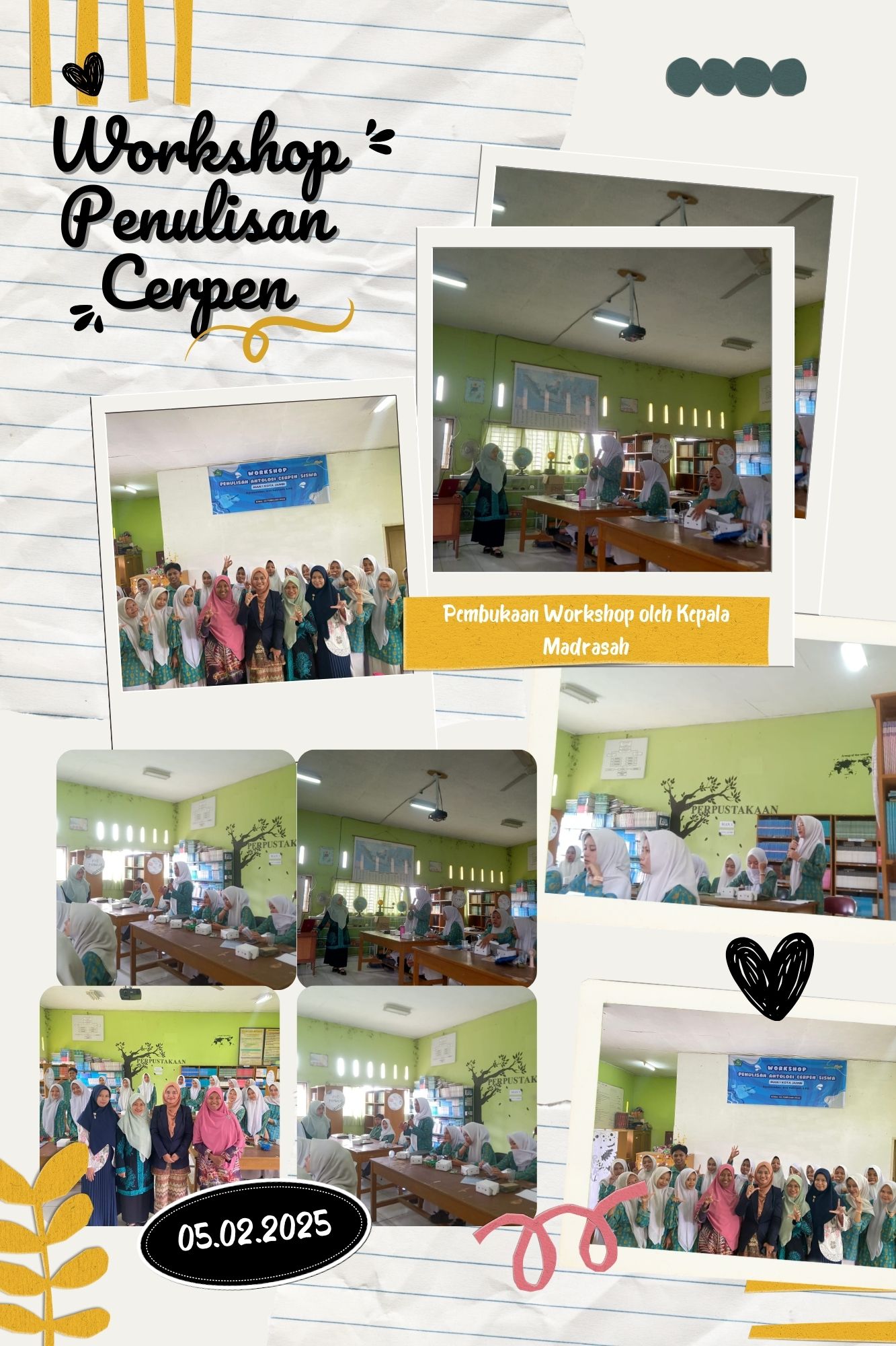 Tumbuhkan Semangat Literasi: MAN 1 Kota Jambi Mengadakan Workshop Penulisan Cerpen Tumbuhkan Semangat Literasi: MAN 1 Kota Jambi Mengadakan Workshop Penulisan Cerpen