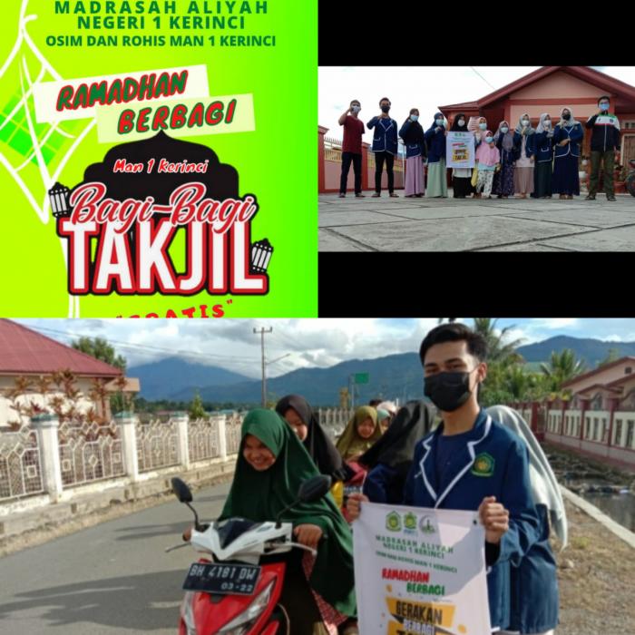 Osim dan Rohis MAN 1 Kerinci Berbagi Takjil di Bulan Ramadhan Osim dan Rohis MAN 1 Kerinci Berbagi Takjil di Bulan Ramadhan