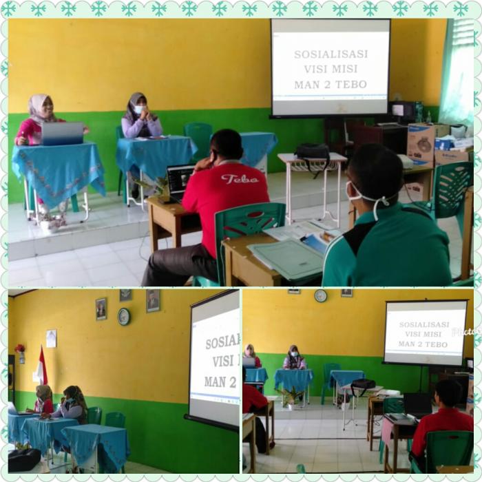 MAN 2 Tebo menggelar acara sosialisasi Visi Misi dan Peraturan Akademik 