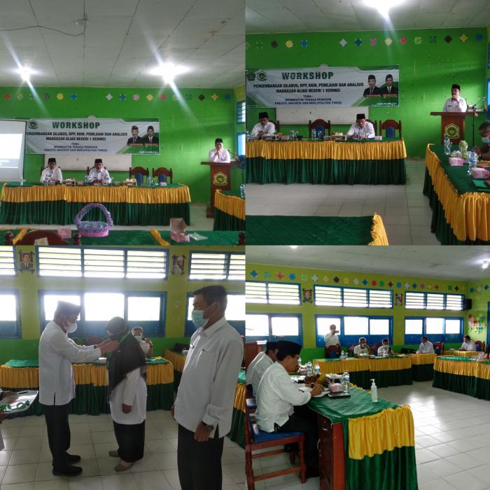 MAN 1 Kerinci gelar Workshop Pengembangan Silabus, RPP, KKM, Penilaian dan Analisis