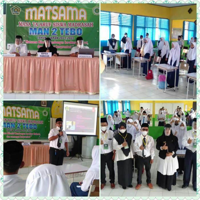 Kepala MAN 2 Tebo membuka kegiatan Matsama Kepala MAN 2 Tebo membuka kegiatan Matsama