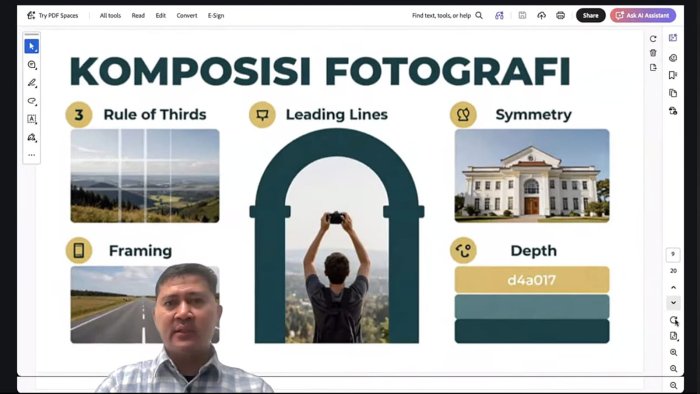 SIMAK: Lima Teknik Fotografi untuk Membuat Berita Madrasah Lebih Menarik dan Informatif