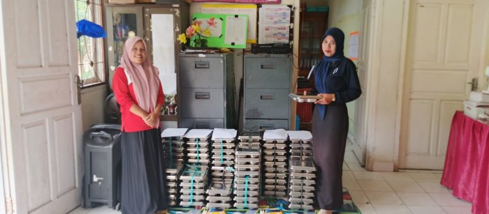 #Rabu 5 - 10 - 2025 Hari Ketiga Siswa Siswi Terima Makanan Bergizi Gratis