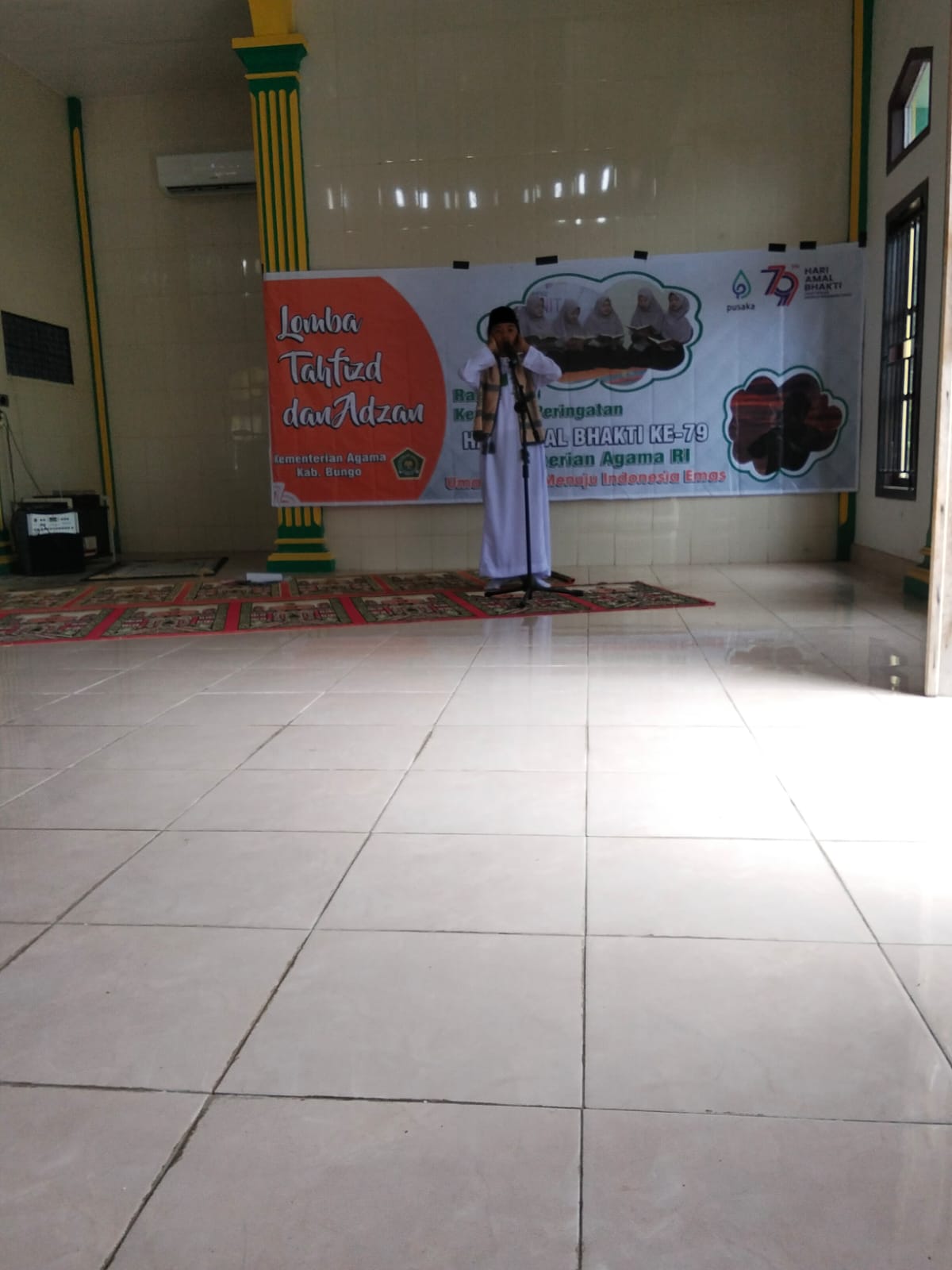 LOMBA AZAN DAN TAHFIZ UNTUK MERIAHKAN HARI AMAL BHAKTI DI KEMENTERIAN AGAMA KABUPATEN BUNGO LOMBA AZAN DAN TAHFIZ UNTUK MERIAHKAN HARI AMAL BHAKTI DI KEMENTERIAN AGAMA KABUPATEN BUNGO