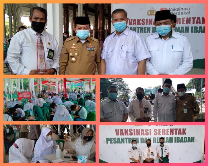 Peserta didik dan Tenaga Pendidik MAN 2 Kota Jambi Antusias Mengikuti Vaksinasi Merdeka