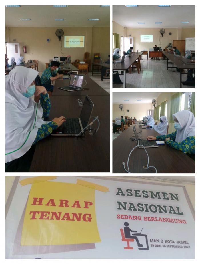 Ikut Serta Dalam Meningkatkan Mutu Pendidikan, MAN 2 Kota Jambi Selenggarakan ANBK