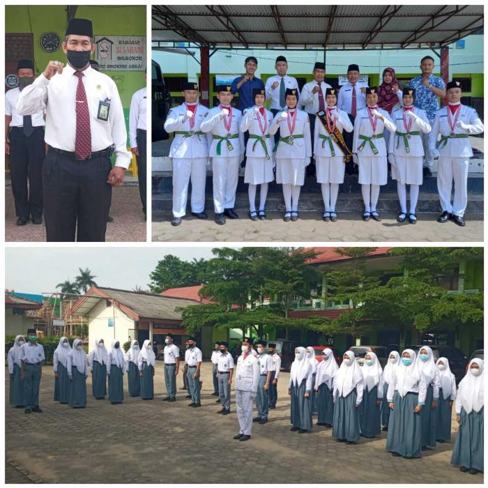 Apel Penerimaan Paskibraka Kesatria Garuda MAN 2 Kota Jambi Berlangsung Khidmat