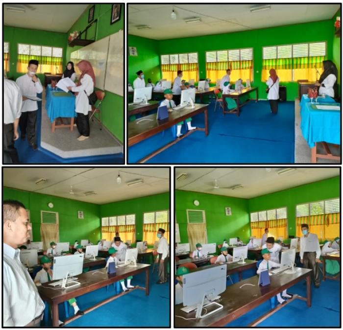 MONITORING KEPALA KEMENAG KABUPATEN TEBO PADA PELAKSAAN ANBK DILAB KOMPUTER MTs N 1 TEBO MONITORING KEPALA KEMENAG KABUPATEN TEBO PADA PELAKSAAN ANBK DILAB KOMPUTER MTs N 1 TEBO