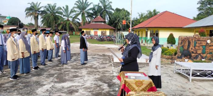 Kepala MAN 2 Tebo Lantik Pengurus OSIM Tahun 2021/2022