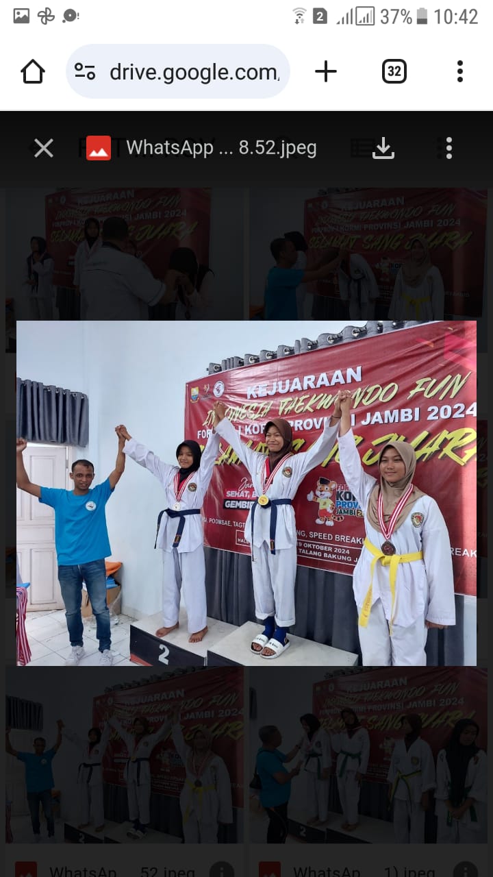 Pesdik MTs Negeri 1 Kota Jambi Sabet 28 Medali Forprov Taekwondo